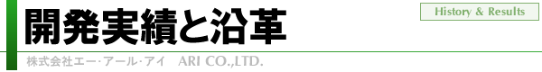 History & Result - ARI CO.,LTD.