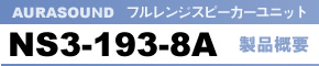 tWXs[J[jbg AURASOUND NS3-193-8A iTv